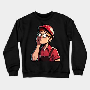 World's Okayest Construction Engineer v2 (no text) Crewneck Sweatshirt